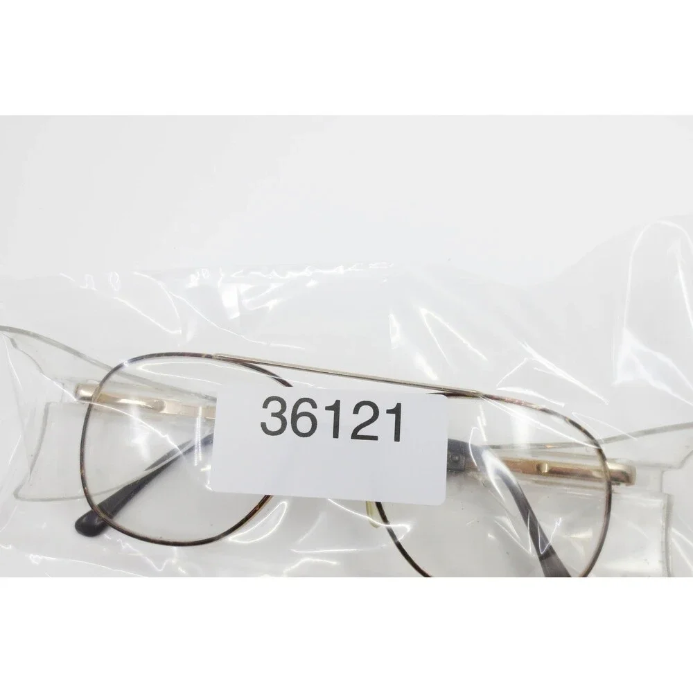 AOSafety DT-1 Vintage Aviator Safety Glasses Gold Tortoise Z87-2 145mm 36121